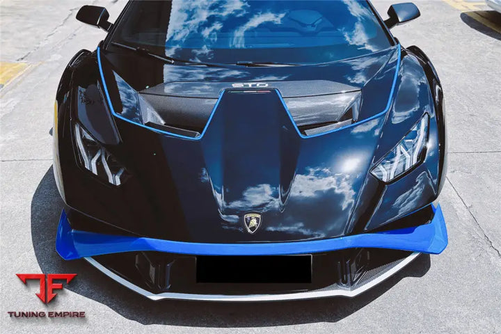 LAMBORGHINI HURACAN STO DRY CARBON FIBER HOOD VENTS BSD