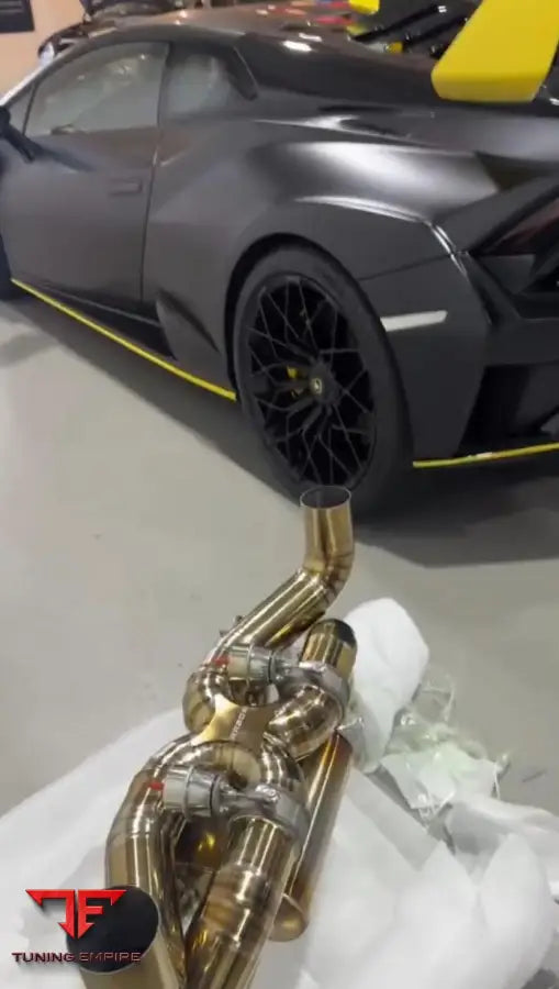 Lamborghini HURACAN STO RAZOR Titanium exhaust install