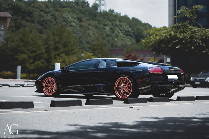 Lamborghini Murcielago on custom forged wheels