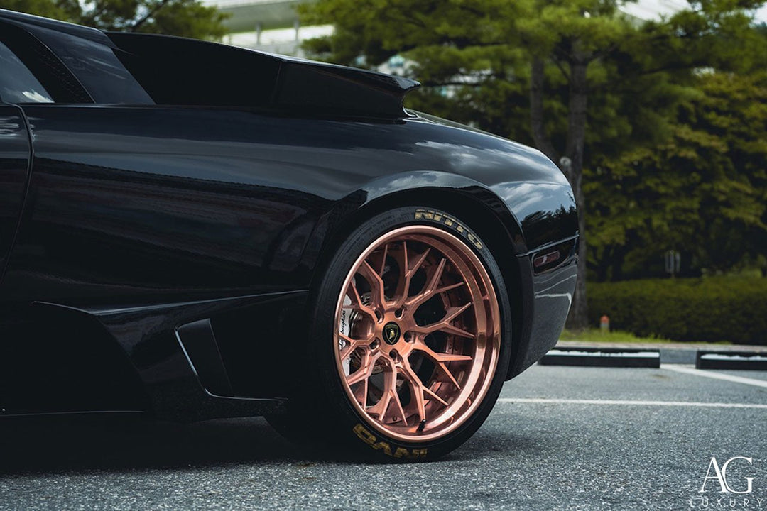 Lamborghini Murcielago on custom forged wheels