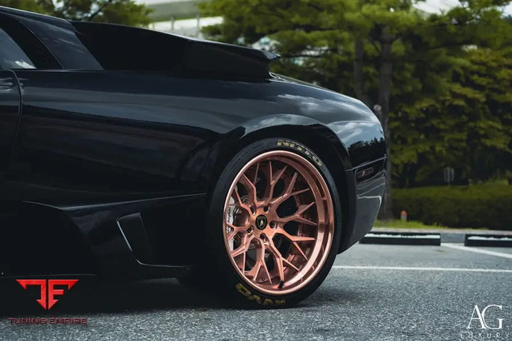 Lamborghini Murcielago on custom forged wheels