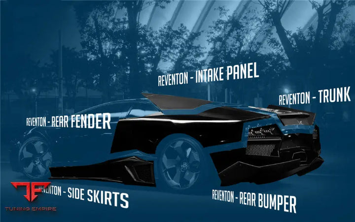 LAMBORGHINI MURCIELAGO REVENTON STYLE FULL BODY KIT BSD