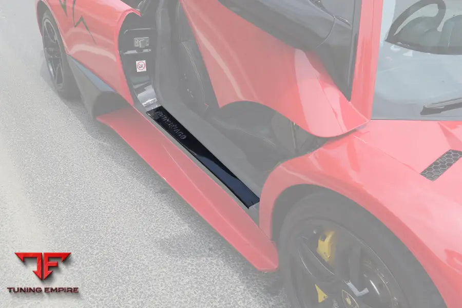 LAMBORGHINI MURCIELAGO SV STYLE CARBON FIBER DOOR SILLS STEPS COVER BSD