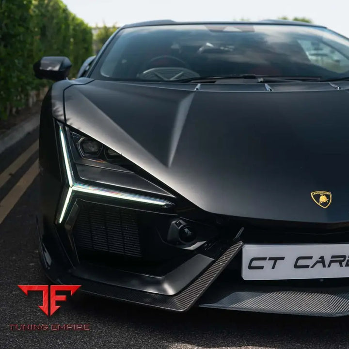 LAMBORGHINI REVUELTO CARBON FIBRE FRONT SPLITTER - CT CARBON