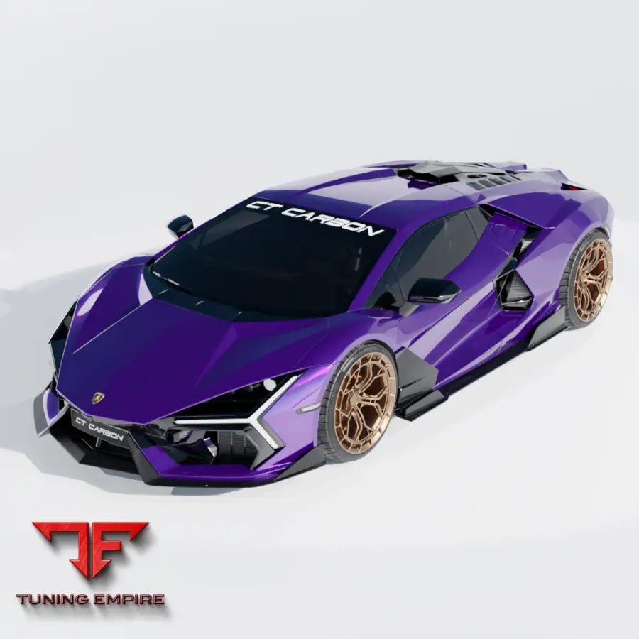 LAMBORGHINI REVUELTO CARBON FIBRE FRONT SPLITTER - CT CARBON