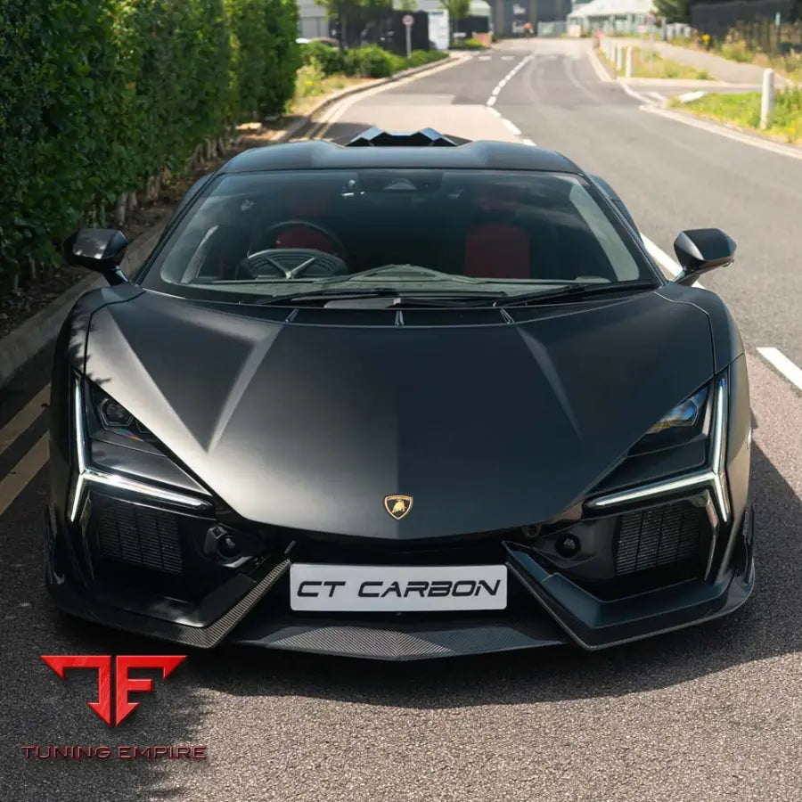 LAMBORGHINI REVUELTO CARBON FIBRE FRONT SPLITTER - CT CARBON
