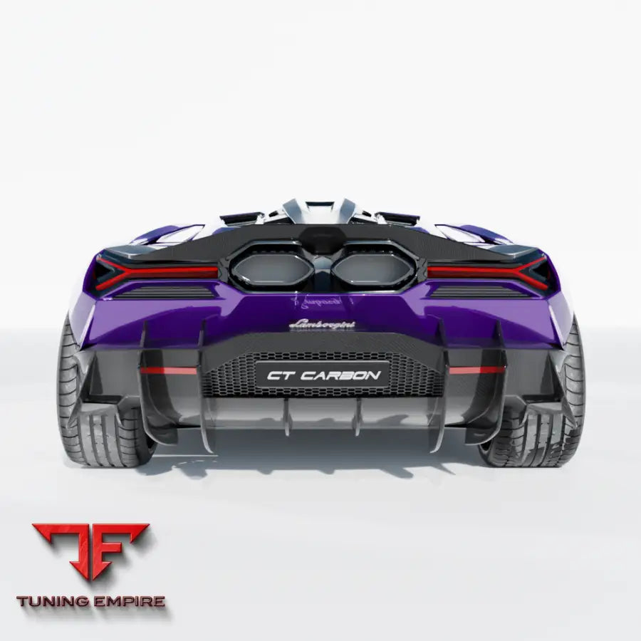 LAMBORGHINI REVUELTO CARBON FIBRE REAR DIFFUSER - CT CARBON