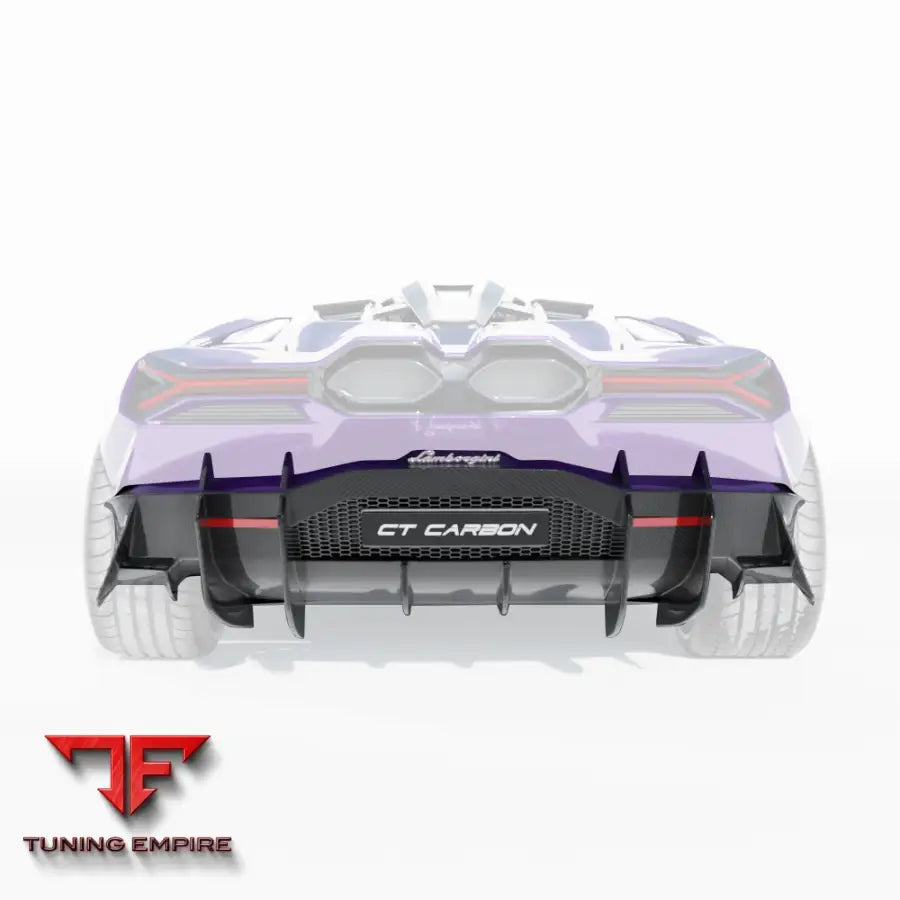 LAMBORGHINI REVUELTO CARBON FIBRE REAR DIFFUSER - CT CARBON