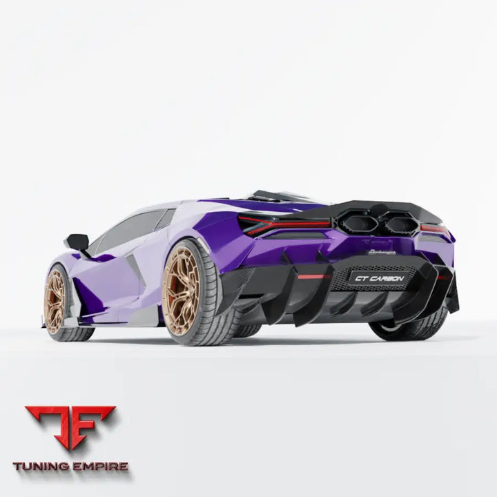 LAMBORGHINI REVUELTO CARBON FIBRE REAR DIFFUSER - CT CARBON