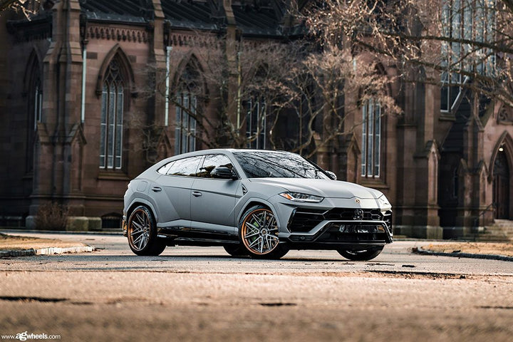 LAMBORGHINI URUS on custom forged wheels