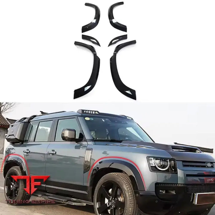 LAND ROVER DEFENDER 110 GLOSS BLACK WHEEL ARCHES 2020+