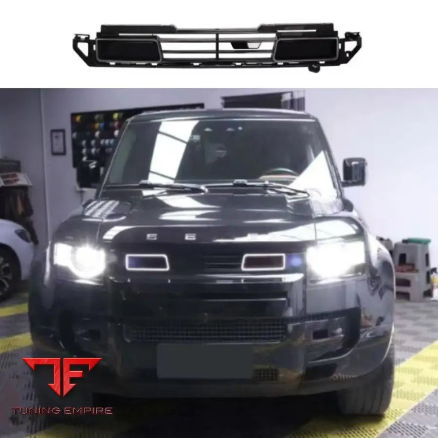LAND ROVER DEFENDER 110 GRILLE WITH LED LIGHT SURROUNDS 2020 2023