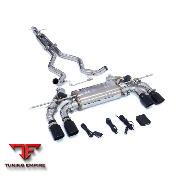LAND ROVER DEFENDER 110 P400 STAINLESS STEEL CATBACK RAZOR EXHAUST WITH MUFFLER VALVE