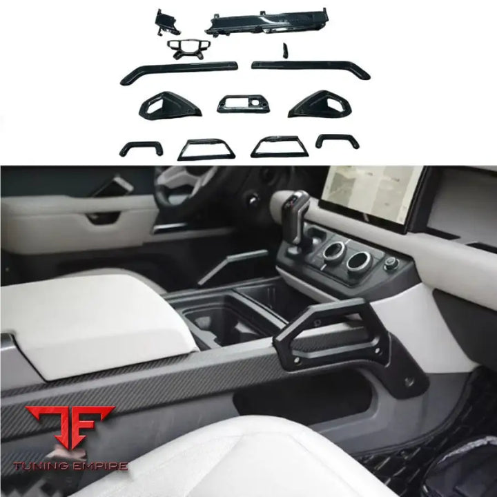 LAND ROVER DEFENDER 90 110 130 DRY CARBON FIBER INTERIOR 2020+