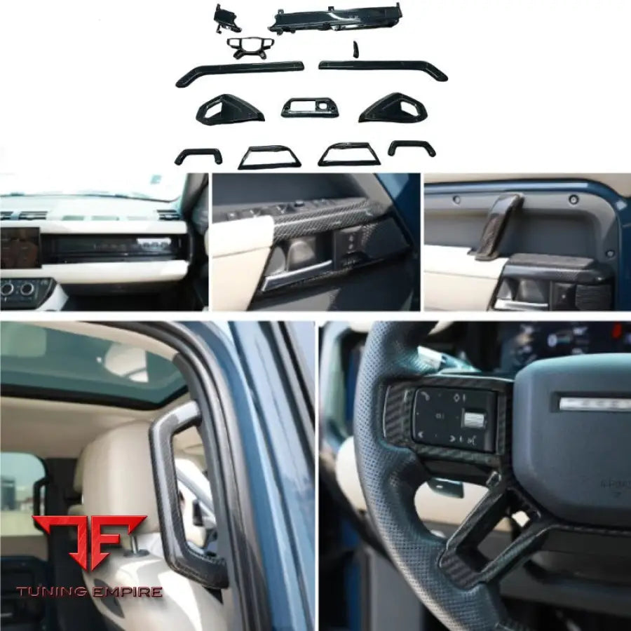 LAND ROVER DEFENDER 90 110 130 DRY CARBON FIBER INTERIOR 2020+