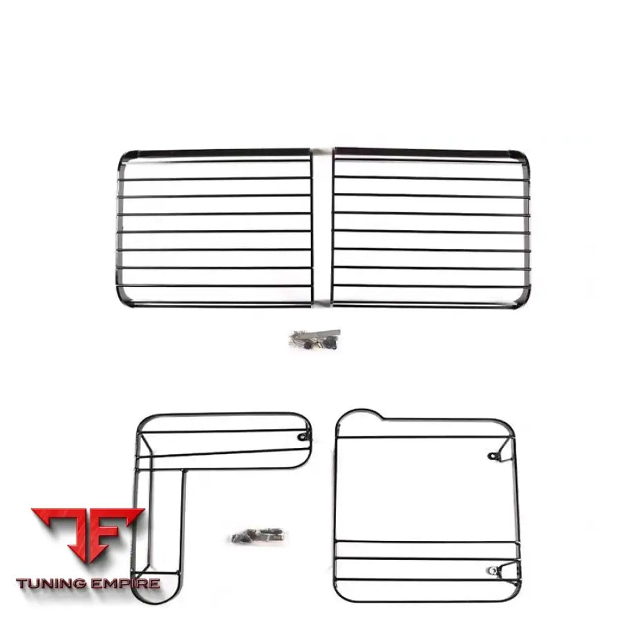 LAND ROVER DEFENDER 90 110 FRONT HEADLIGHT COVER STAINLESS STEEL 2004-2018