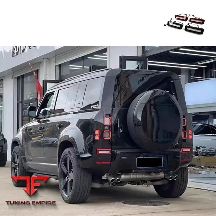 LAND ROVER DEFENDER BRAKE LIGHT LED RED BLACK