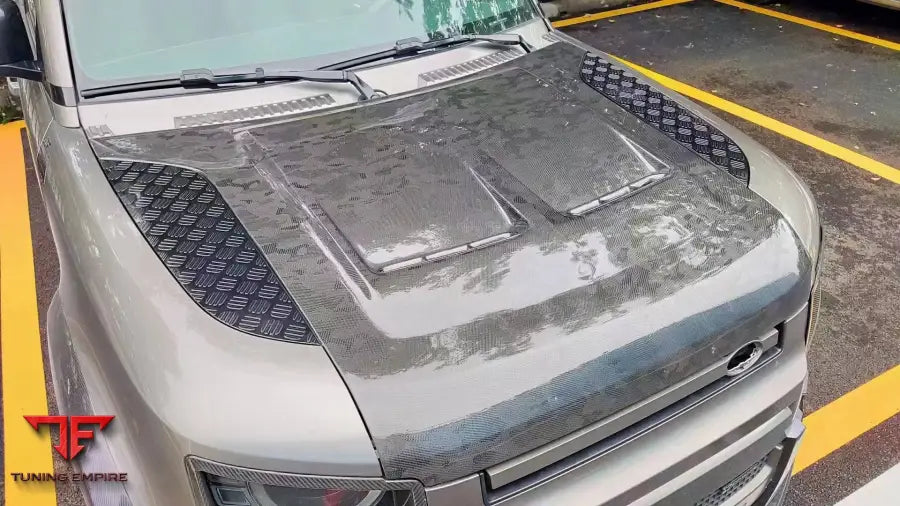 LAND ROVER DEFENDER CARBON FIBER FRONT BONNET HOOD