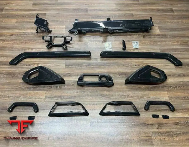 LAND ROVER DEFENDER INTERIOR DRY CARBON FIBER DASHBOARD TRIMS FIT 110 90