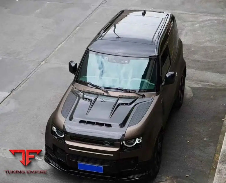 LAND ROVER DEFENDER L663 DRY CARBON FIBER ENGINE HOOD
