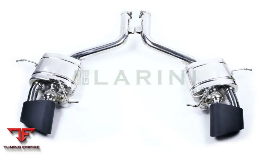 LARINI 'CLUB SPORT' EXHAUST REAR BOXES (DIAMOND BLACK OVAL TIPS) WITH VALVE CONTROL – MASERATI QUATTROPORTE S 4.7 (+SPORT GT S)