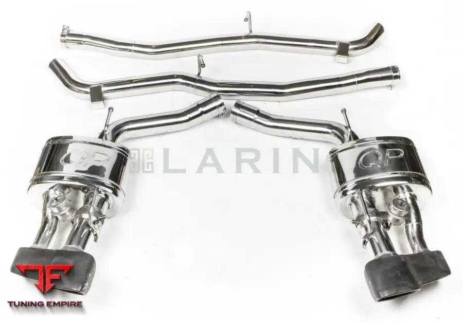 LARINI 'CLUB SPORT' EXHAUST REAR BOXES (OVAL TIPS) WITH VALVE CONTROL – MASERATI QUATTROPORTE GTS 3.8 V8 (MY14)