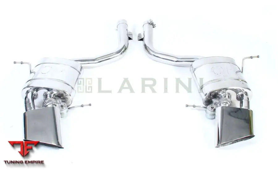 LARINI 'CLUB SPORT' EXHAUST REAR BOXES (OVAL TIPS) WITH VALVE CONTROL – MASERATI QUATTROPORTE (S1) AUTOMATICA