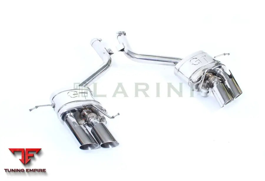 LARINI 'CLUB SPORT' EXHAUST REAR BOXES (QUAD TIPS) WITH VALVE CONTROL – MASERATI GRANCABRIO (+SPORT)