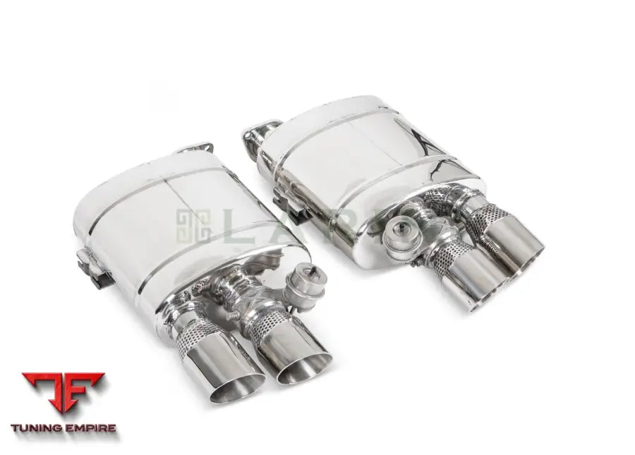 LARINI 'CLUB SPORT' EXHAUST REAR BOXES WITH VALVE CONTROL – FERRARI 550 MARANELLO