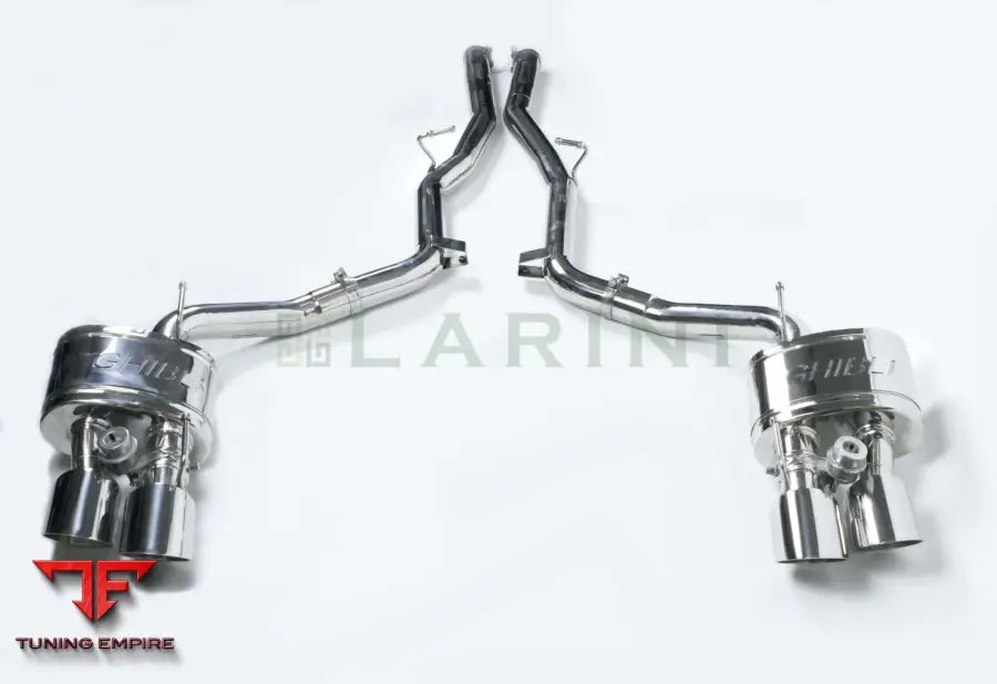 LARINI 'CLUB SPORT' EXHAUST REAR BOXES WITH VALVE CONTROL – MASERATI GHIBLI 3.0 V6 (+S)