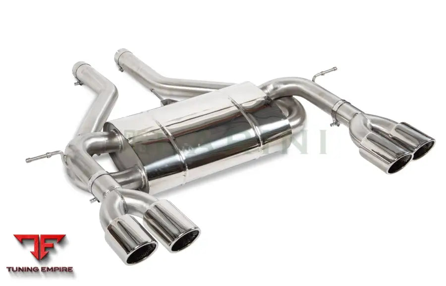 LARINI 'GTE' EXHAUST REAR ASSEMBLY (QUAD TIPS) – JAGUAR XKR 4.2 (S2)