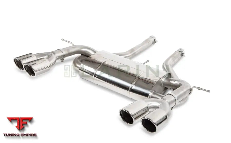 LARINI 'GTE' EXHAUST REAR ASSEMBLY (QUAD TIPS) – JAGUAR XKR-S 5.0