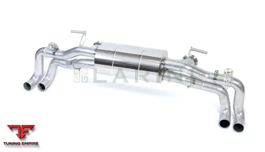 LARINI 'LM2' EXHAUST ASSEMBLY + TI ACTIVALVE (INCONEL) – LAMBORGHINI GALLARDO LP570-4 SUPER TROFEO STRADALE