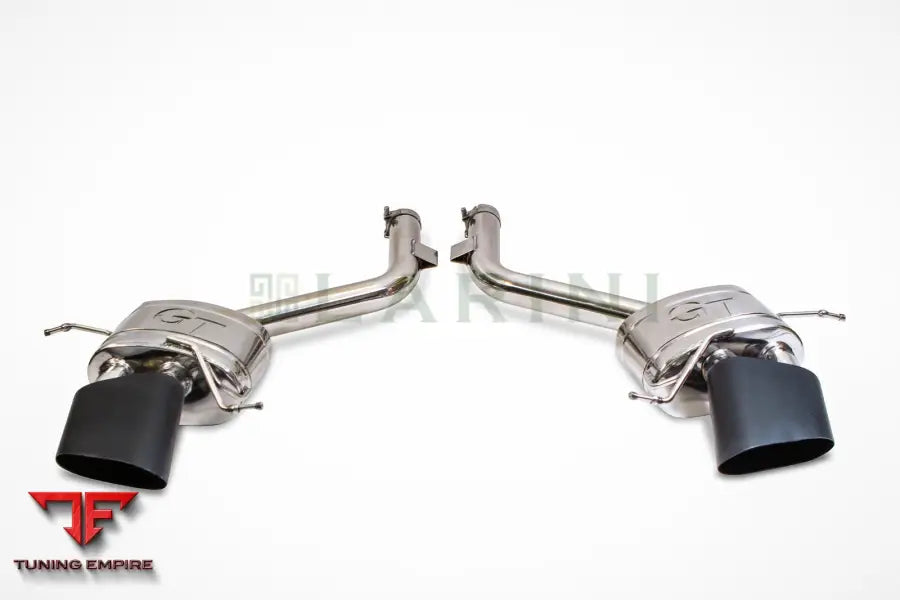 LARINI 'SPORTS' EXHAUST REAR BOXES (DIAMOND BLACK OVAL TIPS) – MASERATI GRANCABRIO (+SPORT)