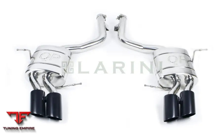 LARINI 'SPORTS' EXHAUST REAR BOXES (DIAMOND BLACK QUAD TIPS) – MASERATI QUATTROPORTE (S2) 4.2