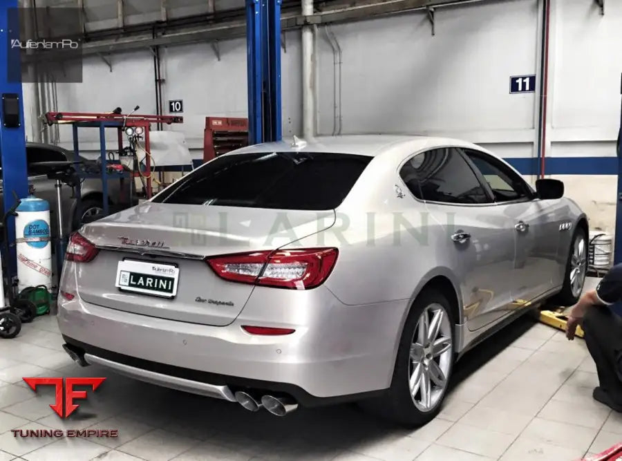 LARINI 'SPORTS' EXHAUST REAR BOXES (QUAD TIPS) – MASERATI QUATTROPORTE 3.0 V6 (+S) MY14
