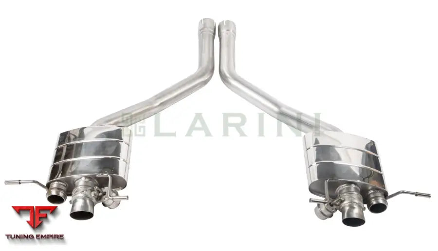 LARINI 'ST2' EXHAUST REAR ASSEMBLIES + ACTIVALVE – BENTLEY CONTINENTAL GT V8