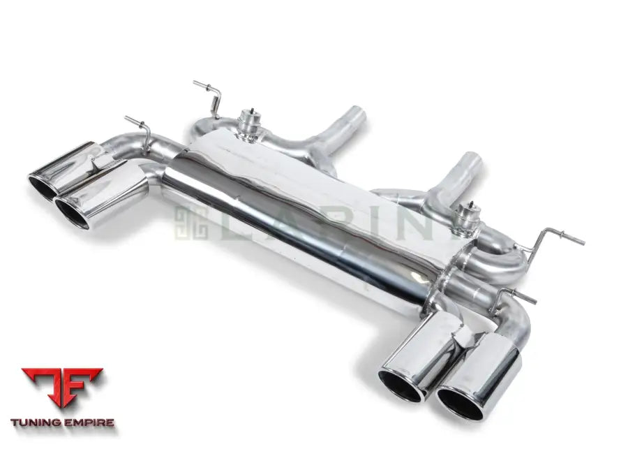 LARINI 'ST2' EXHAUST REAR ASSEMBLY + ACTIVALVE – JAGUAR F-TYPE R AWD (V8)