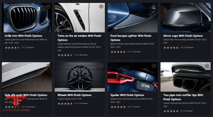 LARTE BMW X3 G01 BODY KIT