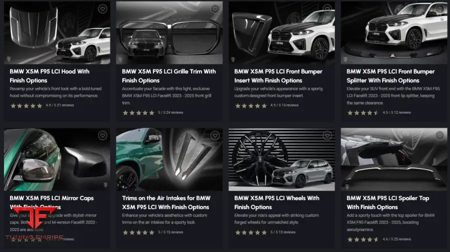 LARTE BMW X5M F95 LCI BODY KIT