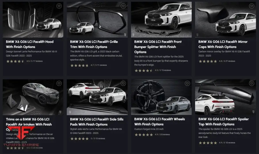 LARTE BMW X6 G06 LCI BODY KIT