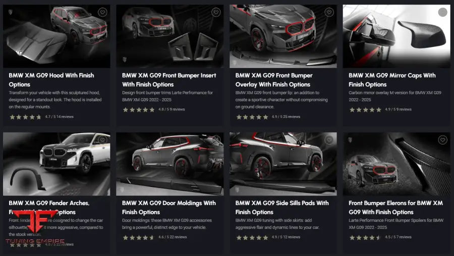 LARTE BMW XM BODY KIT