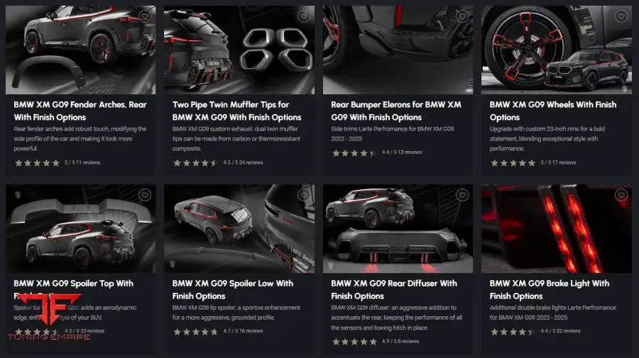 LARTE BMW XM BODY KIT