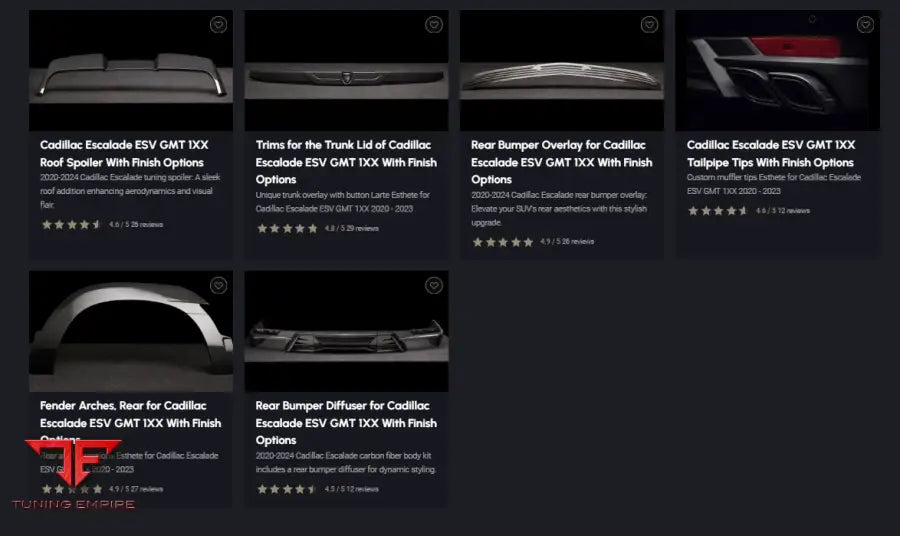 LARTE CADILLAC ESCALADE BODY KIT