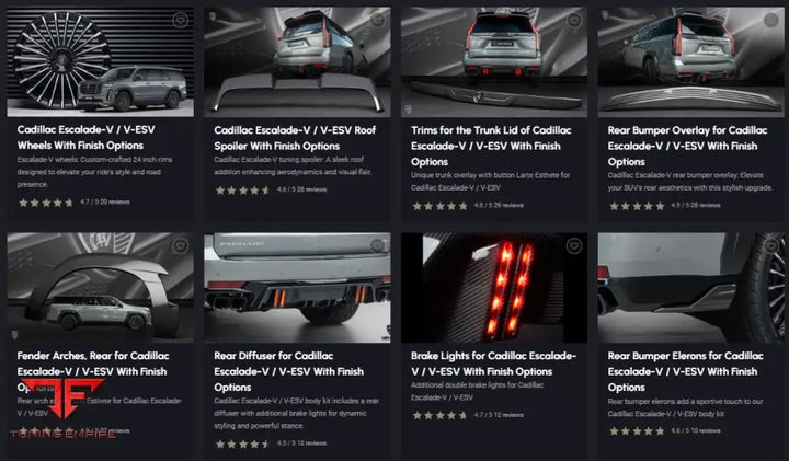 LARTE CADILLAC ESCALADE V BODY KIT