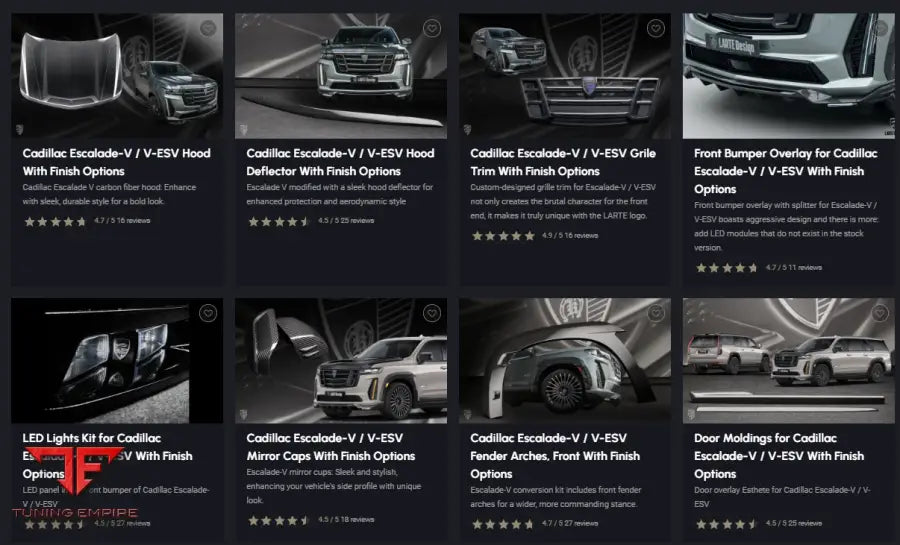 LARTE CADILLAC ESCALADE V BODY KIT