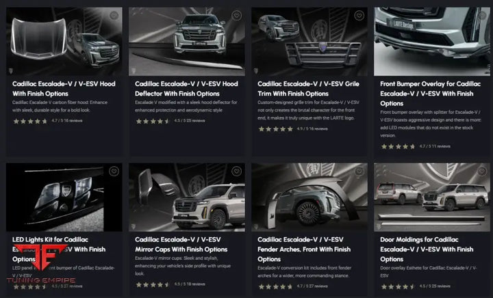 LARTE CADILLAC ESCALADE V BODY KIT