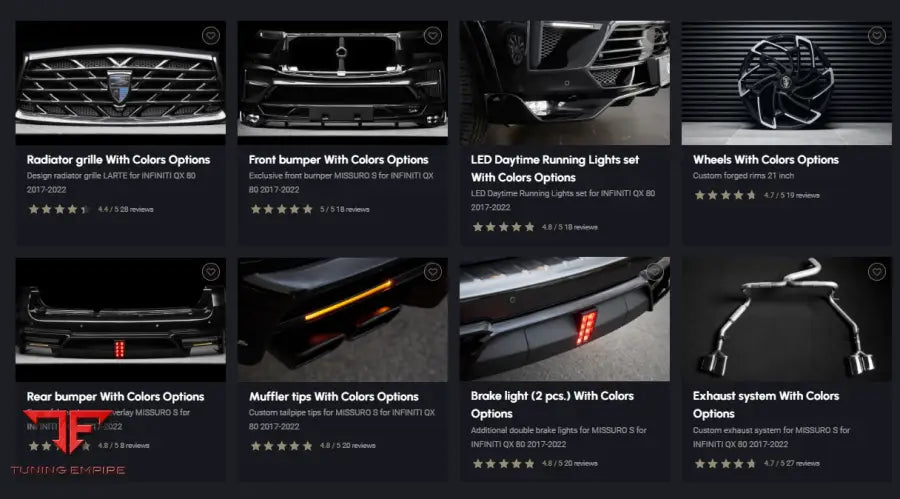 LARTE INFINITI QX80 BODY KIT