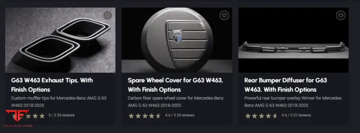 LARTE MERCEDES G 63 W463 BODY KIT