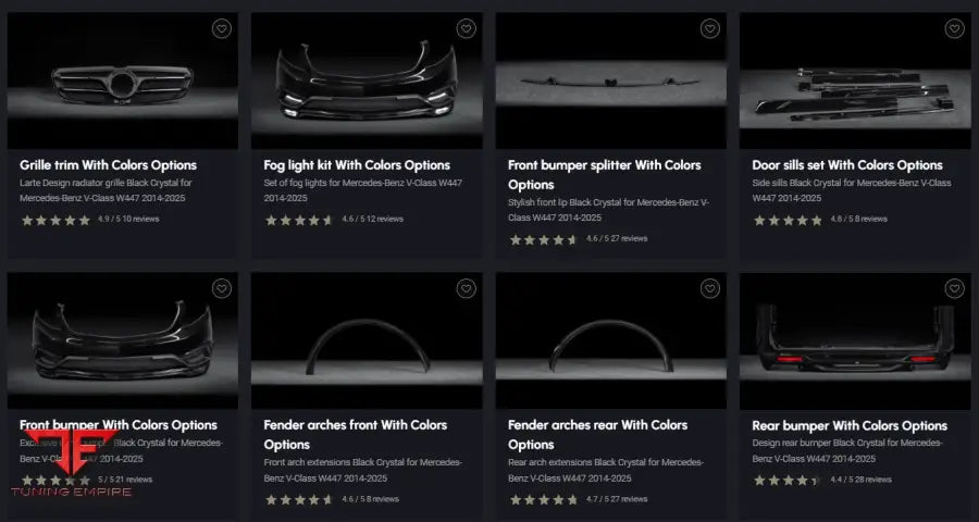 LARTE MERCEDES V-CLASS W447 BODY KIT